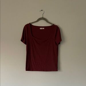 Elegant Brick red Women's Top